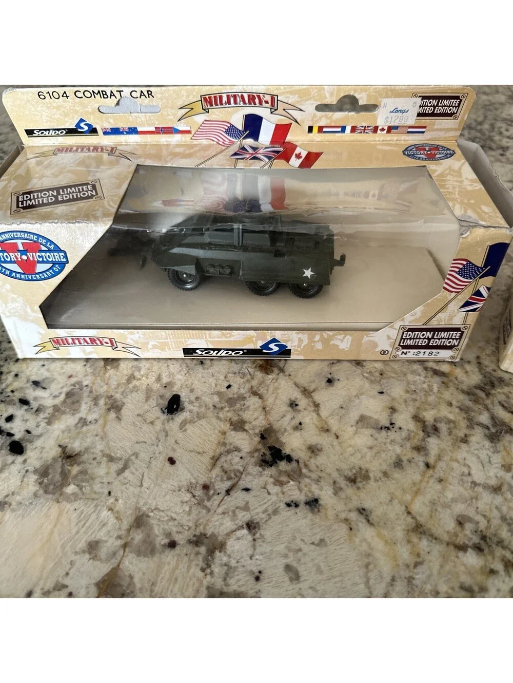 2x Solido Military 6103 Dodge 4x4 & 6104 Combat Car NEW + FAST SHIPPING